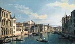(Giovanni Antonio Canal) Canaletto - Venice The Grand Canal from Palazzo Flangini to the Church of San Marcuola
