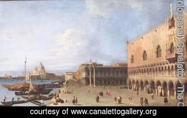 (Giovanni Antonio Canal) Canaletto - The Molo of the Doges Palace