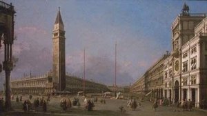 (Giovanni Antonio Canal) Canaletto - Piazza San Marco Looking South and West