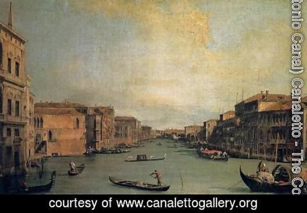 (Giovanni Antonio Canal) Canaletto - The Grand Canal 2