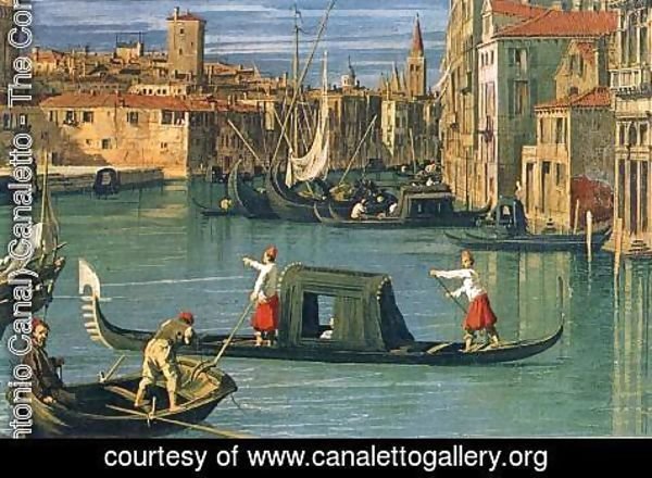 (Giovanni Antonio Canal) Canaletto - The Grand Canal and the Church of the Salute (detail) 2