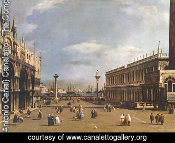 (Giovanni Antonio Canal) Canaletto - The Piazzetta 3