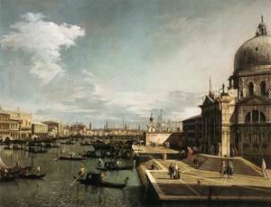 (Giovanni Antonio Canal) Canaletto - Entrance to the Grand Canal and the Church of La Salute