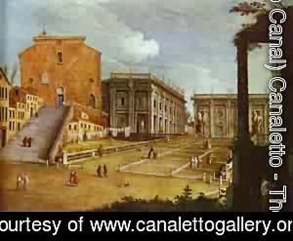 Capitol Square In Rome 1749