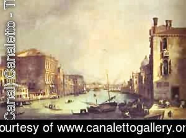 Grand Canal Looking East From Theampo San Vio 1725