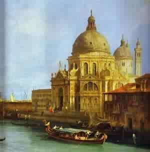 (Giovanni Antonio Canal) Canaletto - Santa Maria Della Salute Seen From The Grand Canal 1 1730