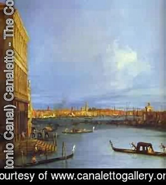 (Giovanni Antonio Canal) Canaletto - Santa Maria Della Salute Seen From The Grand Canal 1730