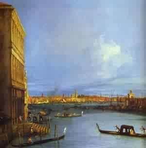 (Giovanni Antonio Canal) Canaletto - Santa Maria Della Salute Seen From The Grand Canal 1730