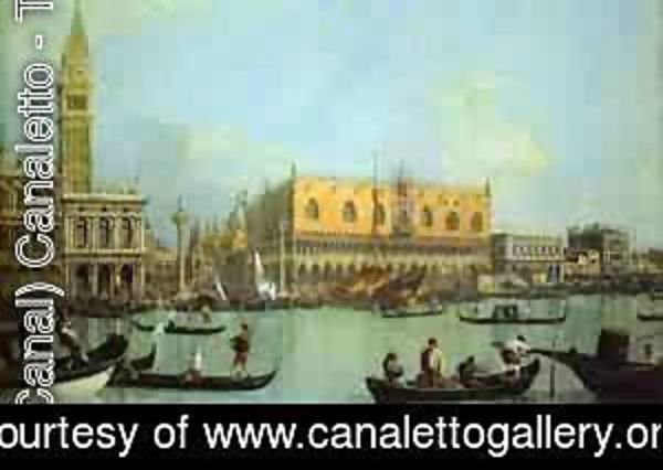 (Giovanni Antonio Canal) Canaletto - The Bucintoro At The Molo On Ascension Day 1 1732