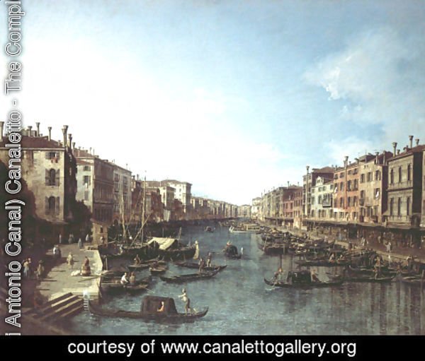(Giovanni Antonio Canal) Canaletto - The Grand Canal 3