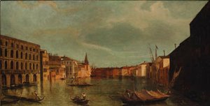 The Grand Canal, Venice, from the Ca' Foscari