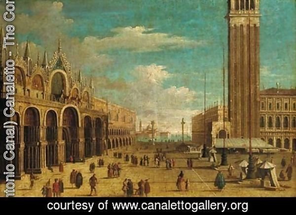 (Giovanni Antonio Canal) Canaletto - The Piazza San Marco, Venice, looking south