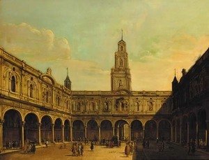 The courtyard of the Royal Exchange