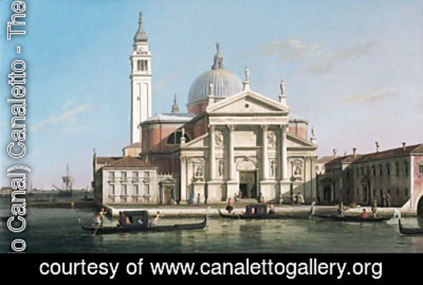 The Church of S. Giorgio Maggiore, Venice, with sandalos and gondolas