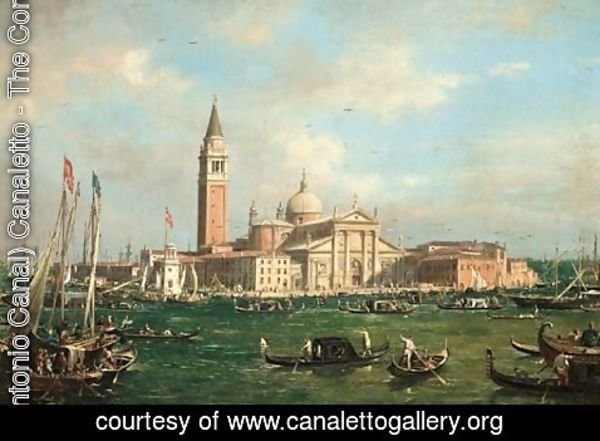 (Giovanni Antonio Canal) Canaletto - San Giorgio Maggiore from Canale San Marco