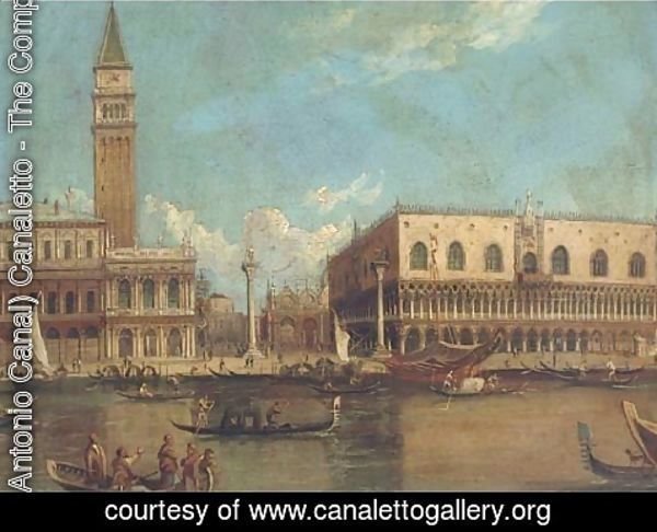 (Giovanni Antonio Canal) Canaletto - The Molo and the Doge's Palace, Venice