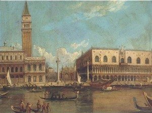 (Giovanni Antonio Canal) Canaletto - The Molo and the Doge's Palace, Venice