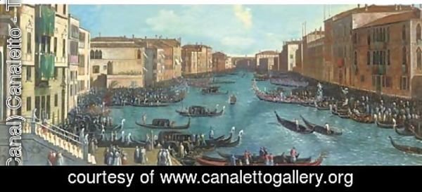 (Giovanni Antonio Canal) Canaletto - The Grand Canal, Venice