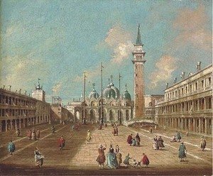 (Giovanni Antonio Canal) Canaletto - St. Mark's Square, Venice
