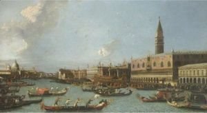 (Giovanni Antonio Canal) Canaletto - Il Bucintoro Di Ritorno Al Molo Il Giorno Dell'Ascensione