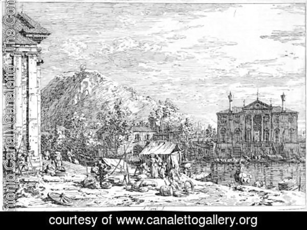(Giovanni Antonio Canal) Canaletto - Il Mercato Sul Molo