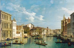 (Giovanni Antonio Canal) Canaletto - Grand Canal from Palazzo Flangini to Palazzo Bembo
