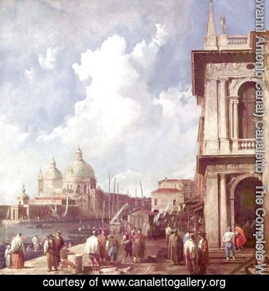 (Giovanni Antonio Canal) Canaletto - Piazzetta in Venedig