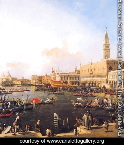 (Giovanni Antonio Canal) Canaletto - Venice, Bacino di San Marco on Ascension Day