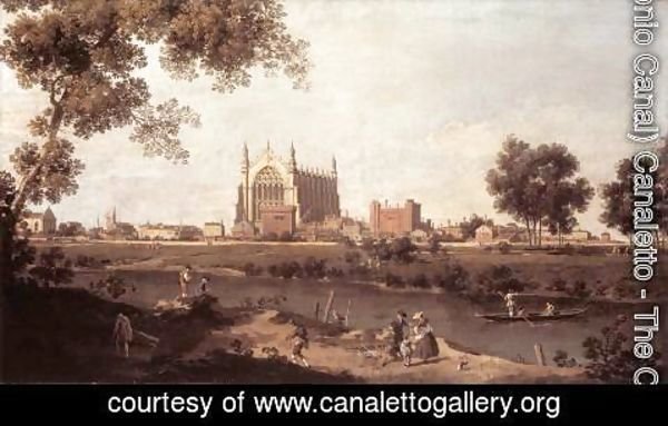 (Giovanni Antonio Canal) Canaletto - Eton College Chapel c. 1754
