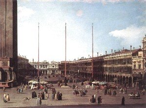 (Giovanni Antonio Canal) Canaletto - Piazza San Marco Looking Toward San Geminiano