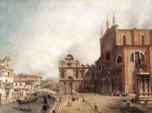 (Giovanni Antonio Canal) Canaletto - Santi Giovanni E Paolo And The Scuola Di San Marco