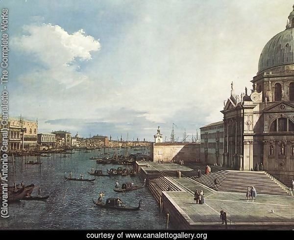 The Grand Canal At The Salute Church