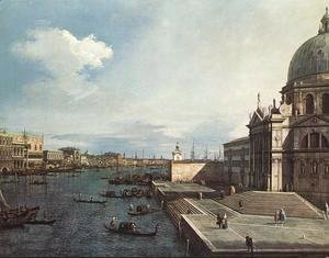 (Giovanni Antonio Canal) Canaletto - The Grand Canal At The Salute Church