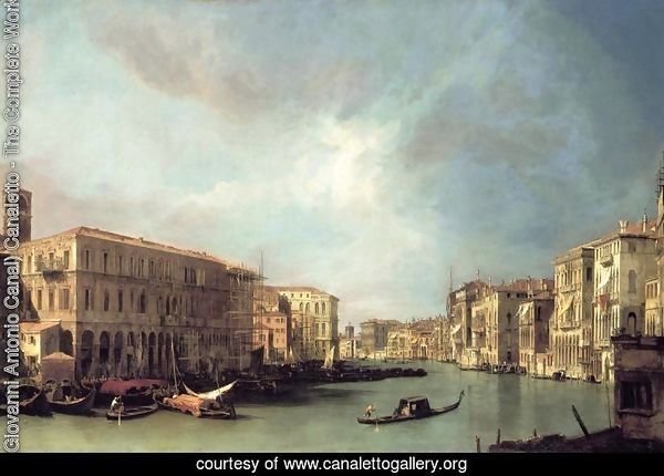 The Grand Canal From Rialto Toward The North