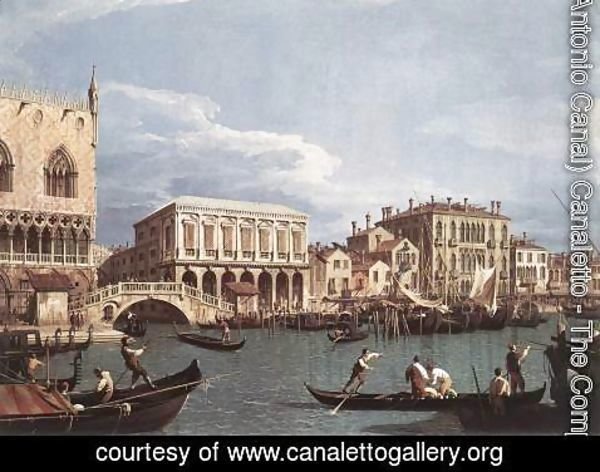 (Giovanni Antonio Canal) Canaletto - The Molo And The Riva Degli Schiavoni From The Bacino Di San Marco