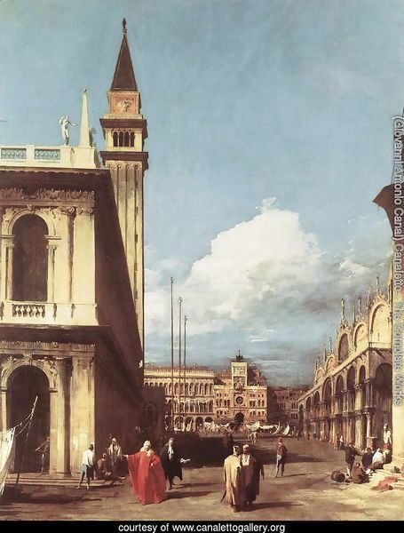 The Piazzetta  Looking Toward The Clock Tower