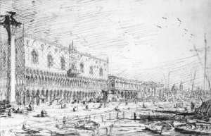 (Giovanni Antonio Canal) Canaletto - Venice   Riva Degli Schiavoni