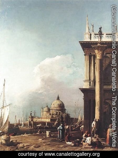 Venice   The Piazzetta Looking South West Towards S  Maria Della Salute