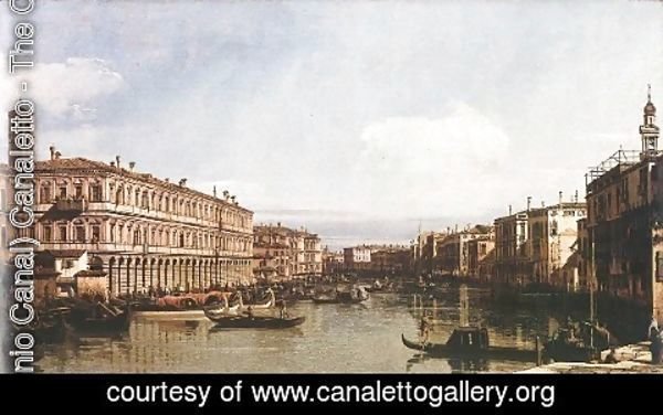 (Giovanni Antonio Canal) Canaletto - View Of The Grand Canal