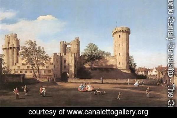 (Giovanni Antonio Canal) Canaletto - Warwick Castle   The East Front