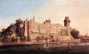 (Giovanni Antonio Canal) Canaletto - Warwick Castle  The South Front