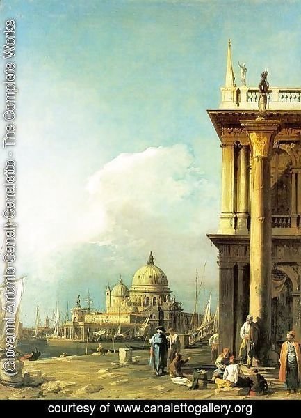 (Giovanni Antonio Canal) Canaletto - Entrance to the Grand Canal from the Piazzetta, 1727